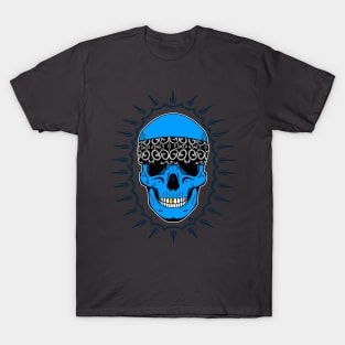 Blue Skull T-Shirt